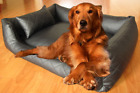 Genuine handmade Pet leather bed cover for cats and dogs Floor Cushion Cover 1
