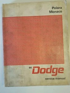 Manual de Taller / Manual Del Taller Dodge Polara & Mónaco 1966 - Imagen 1 de 2