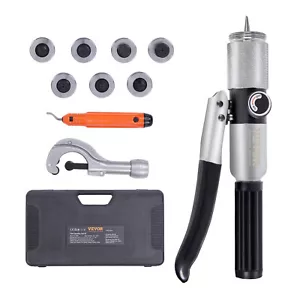 VEVOR Kit Espansore Manuale Idraulico per Tubi 7 Teste in Valigetta Portatile - Photo 1/12