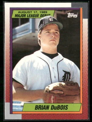 1990 Topps Major League Debut 1989 #32 Brian DuBois - Image 1 of 2