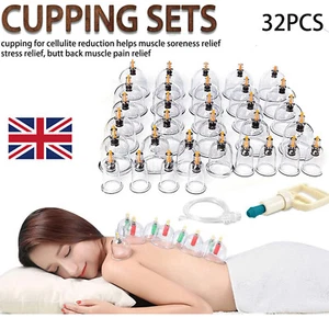 32PCS Cupping Vacuum Massage Cups Therapy Health Acupuncture Suction Magnet Set - Picture 1 of 12