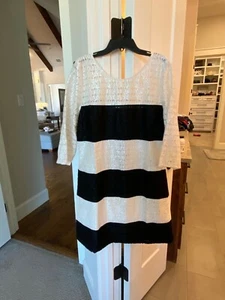 Jessica Simpson: Size 12, Black and White, Lace Mini Dress - Picture 1 of 3