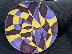Piatto Futurista di Mario Guido Dal Monte Ceramica Gatto Faenza - Foto 1 di 13