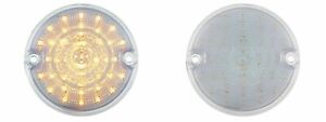 Pair (2) LED Parking Light / Turn Signals for 1955-1957 Chevrolet Truck (Clear)