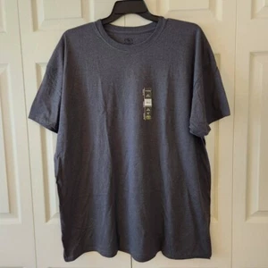 Athletic Works Mens 2XL Tee Breathable Loose Fit Charcoal Grey Heather NWT - Picture 1 of 7