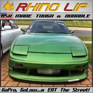 4~ NISSAN Mark-II S13 S14 S15 Spec-S Universal Rubber Flex Chin Spoiler Splitter - Bild 1 von 12