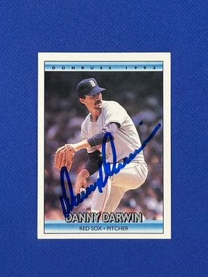 1992 Donruss Signed Autograph Auto #87 DANNY DARWIN - Image 1 of 3