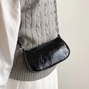 Multipurpose Underarm Purse Ergonomic Design PU Compact Crossbody Style for Work - Picture 1 of 13