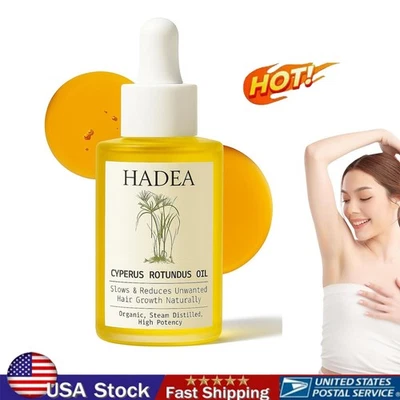 Aceite Cyperus Rotundus ralentiza y reduce el crecimiento del cabello, inhibidor de cabello 100 % orgánico 1 oz Foto 1 de 4