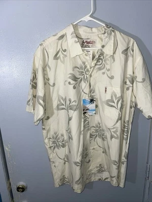 Local Motion Original Aloha Hawaiian Button Down Shirt Men L Short Sleeve - Image 1 of 4