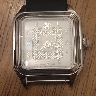 Roberto Cavalli R7251192515 Mother-of-pearl Crystal Accented Dial Ladies Watch  - Image 1 of 4