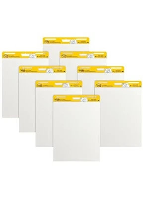 POST-IT 1668443 SUPER STICKY EASEL 25-X30" WHITE 8 PACK (559-VAD-8PK) - WHITE - Image 1 of 4