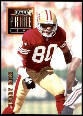 Jerry Rice 1996 Playoff Prime #002 49ers NFL LEIA FRETE GRÁTIS AutographDen - Imagem 1 de 2