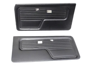 Schwarze Door panel Türverkleidungen Türpappen für BMW E30 318 320 325 Cabrio - Bild 1 von 2