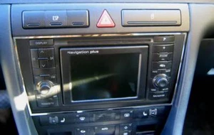 D Chrom Rahmen für Navi ( groß ) / Audi A6 C5 4B - Edelstahl poliert - Picture 1 of 3