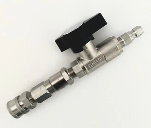 Pressure Washer Hose to Gun Complete Set Up Dn10 Ball Valve Swivel Quick Connect - Picture 1 of 2