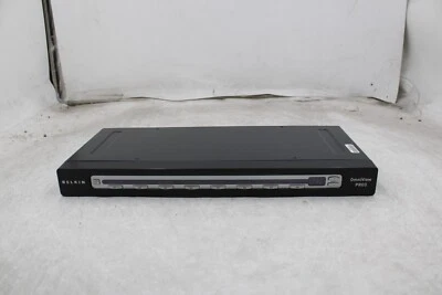 Sistema de control de servidor conmutador KVM Belkin PRO3 8 puertos y 4 puertos sin adaptador de CA probado Foto 1 de 3