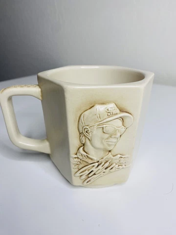 VTG NASCAR Jeff Gordon Mug Cup #24 50th Anniversary 1997 Hexagon 3.25" Cover