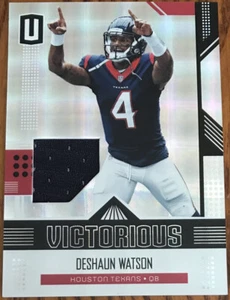 2018 Panini Unparalleled Victorious Memorabilia Deshaun Watson VT-DW - Picture 1 of 2