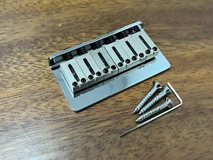American Stratocaster Chrome Hardtail Bridge - Picture 1 of 7