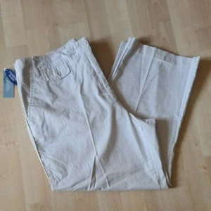 Classic Elements Womens Comfort Waist Crop Capri Pants Size 12 Light Beige NWT - Picture 1 of 9