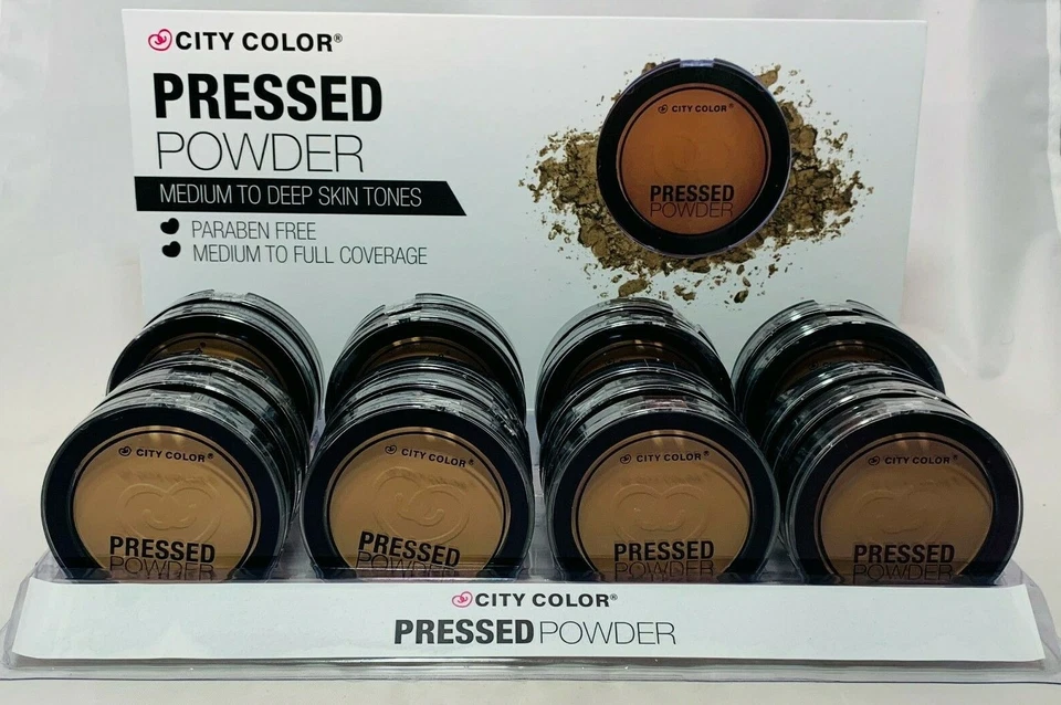 City Color Pressed Powder Foundation Cruelty Free CHOOSE YOUR SHADE Qty Discount - Image 1 of 1