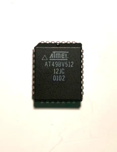 AT49BV512 120nS 64Kbx8 Flash memory = 29F512 PLCC-32 Atmel genuine part x1 pcs - Picture 1 of 1