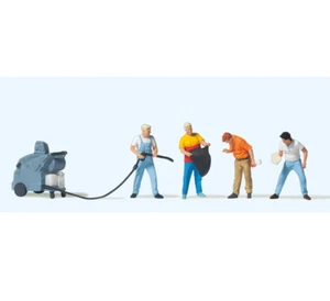 Preiser 10708 In der Waschanlage (4) Exklusives Figurenset Spur OO/HO - Bild 1 von 1