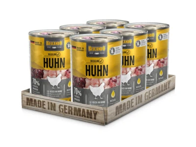 BELCANDO Baseline Huhn 6x400g Nassfutter Feuchtnahrung Hund Futter getreidefrei - Bild 1 von 2