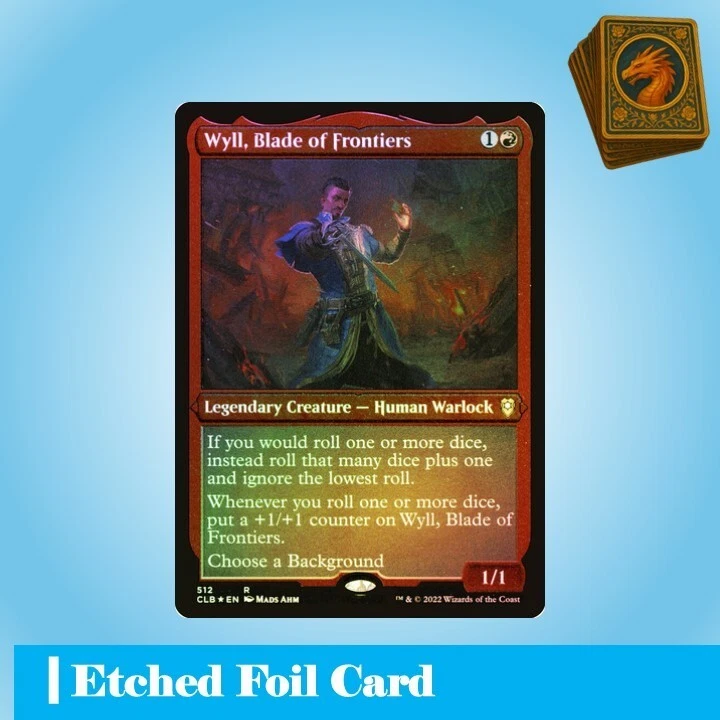 Wyll, Blade of Frontiers | MTG | Baldur's Gate | NM | EN | Rare | Etched Foil - Bild 1 von 1