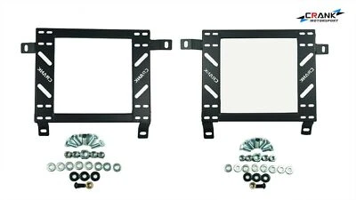 2xCrank Motorspor Seat adapter rail Mitsubishi Evo 7 8 9suit BRIDE RECARO SPARCO - image 1 of 4