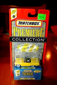 MATCHBOX PREMIER CLASSIC MUSCLE COLLECTION 1957 T-BIRD YELLOW Ltd Edition - Picture 1 of 3