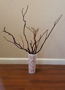 Five 21"-24"" long assorted Red Manzanita branches for home décor center piece