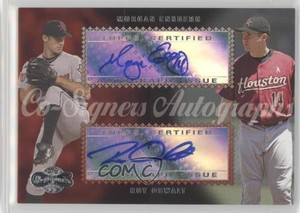2006 Topps Co-Signers Dual Auto Morgan Ensberg Roy Oswalt #CS-82 Auto
