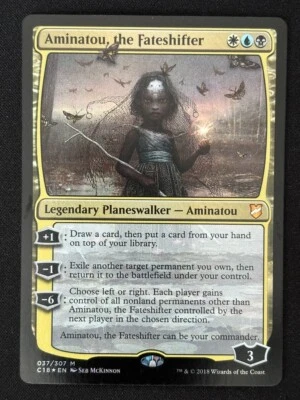 1x MTG Aminatou, the Fateshifter (Foil) - Commander 2018 (C18) #37 - Magic - Image 1 of 2