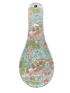 Spoon Rest - Strawberry Thief Aqua - Melamine - Picture 1 of 1