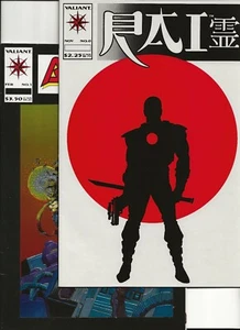 Rai #0 (1. vollständige App. of Bloodshot), Bloodshot #1 mit Poster 1992 Valiant FN+/VF+ - Bild 1 von 5