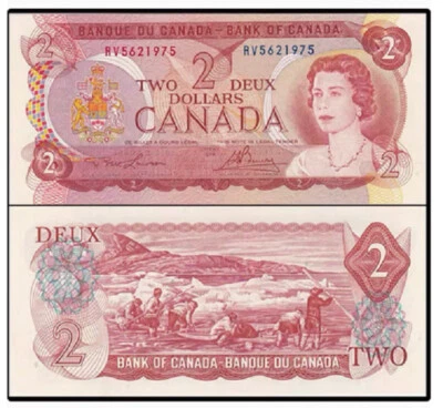 1974 Canada 2 Dollars P-86 NEW UNC Banknote - Image 1 of 2