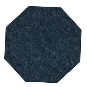 Broadway Collection Solid Color Indoor Outdoor Area Rugs Green 2' Octagon Teal - Picture 1 of 6
