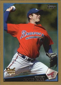 2009 Topps James Parr Gold #1810/2009 Atlanta Braves #93 RC