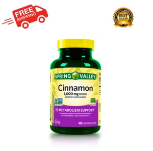 Cinnamon Dietary Supplement, 1000 Mg, 400 Count - Picture 1 of 5