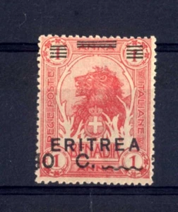 ERITREA 1922 - 10 cent. su 1 anna carminio sovrastampato "ERITREA" Varietà MNH** - Bild 1 von 2