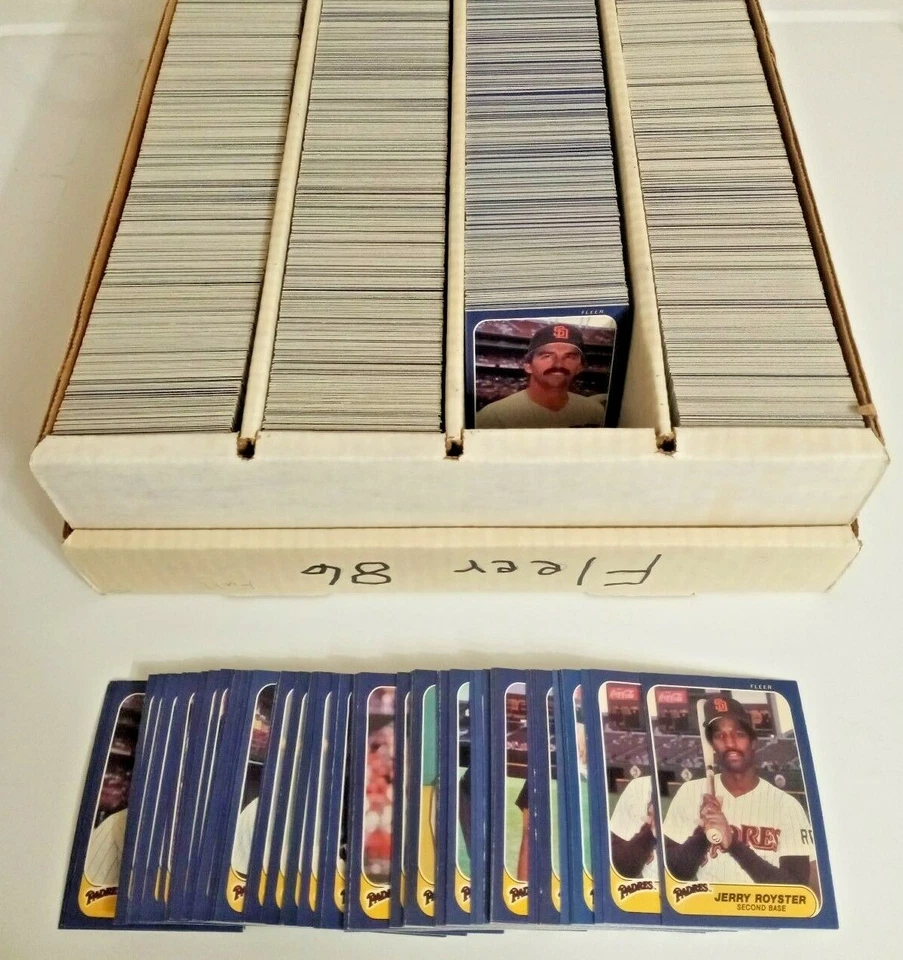 1986 Fleer Baseball Cards Complete Your Set U-Pick (#'s 441-660) Nm-Mint - Image 1 of 1