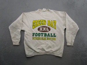 Sudadera Pullover Vintage Años 90 Green Bay Packers NFL Fútbol MAZE Talla L Leer - Imagen 1 de 14