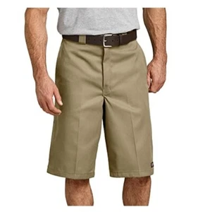 Dickies Men's Big and Tall 13 Inch Loose Fit Multi-Pocket Work Short Sz 46 Khaki - Picture 1 of 4