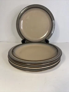 Denby Sonnet Bread Butter Plates (Set of 4) England Stoneware 7 3/8" A6 - Picture 1 of 5