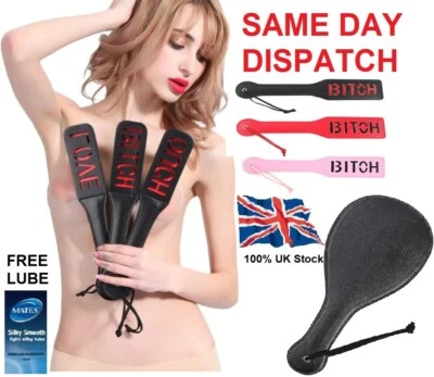 EROTIQ Sex Toys for Couples Men Women Spanking Paddle Bondage Restraint Set Kit BDSM