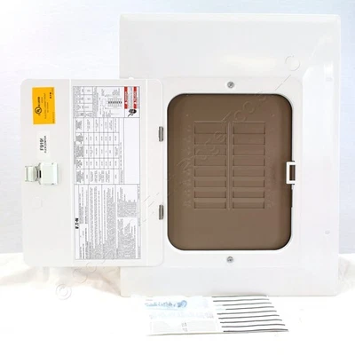 Eaton CHPX1AFW White Cover X1 Size For 14/16-Space Plug-On-Neutral Breaker Panel - Image 1 of 4