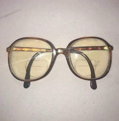 Swan Optics Ronald Brown Eyeglasses Frames 59[] 20 127 - Image 1 of 4