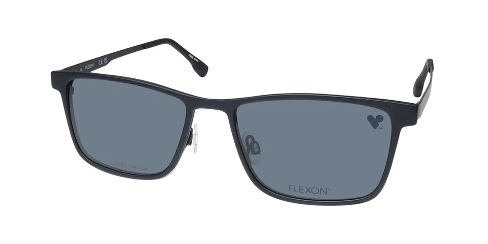 FLEXON 1001 MARCO/GAFAS DE GAFAS DE TITANIO FLEXIBLE CON CLIPS PARA GAFAS DE SOL PARA HOMBRE Foto 1 de 1